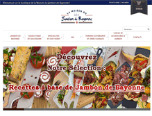 Tablet Screenshot of maison-du-jambon-de-bayonne.com